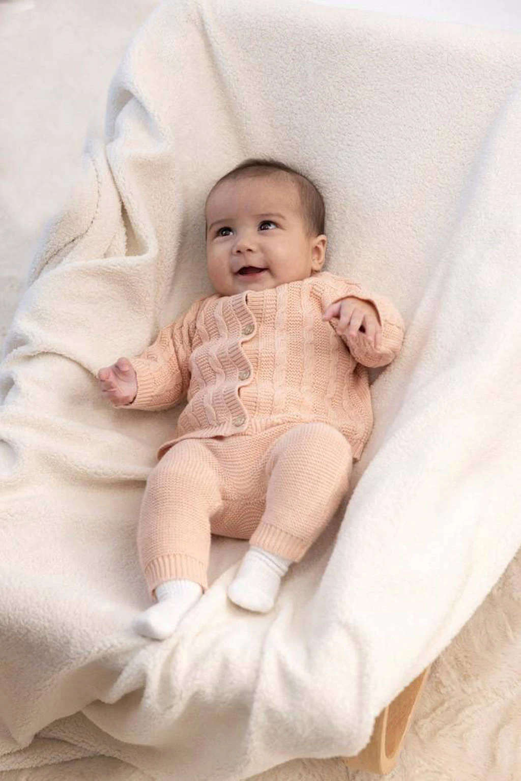 Feetje regular babybroek zalm