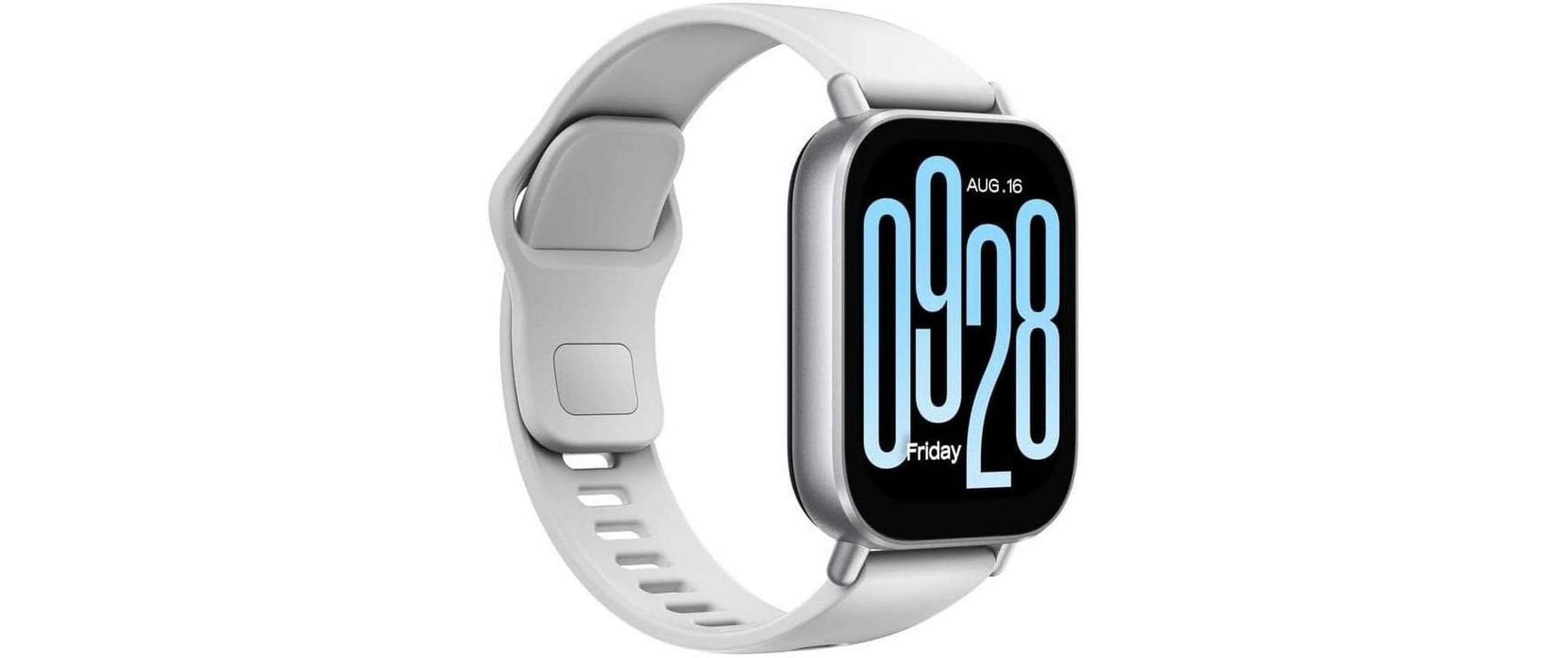 Redmi Watch 5 Active SilberVielseitige Smartwatch mit grossem 2-Zoll-LCD-Display, Bluetooth-Telefonie und umfassenden Gesundheitsfunktionen