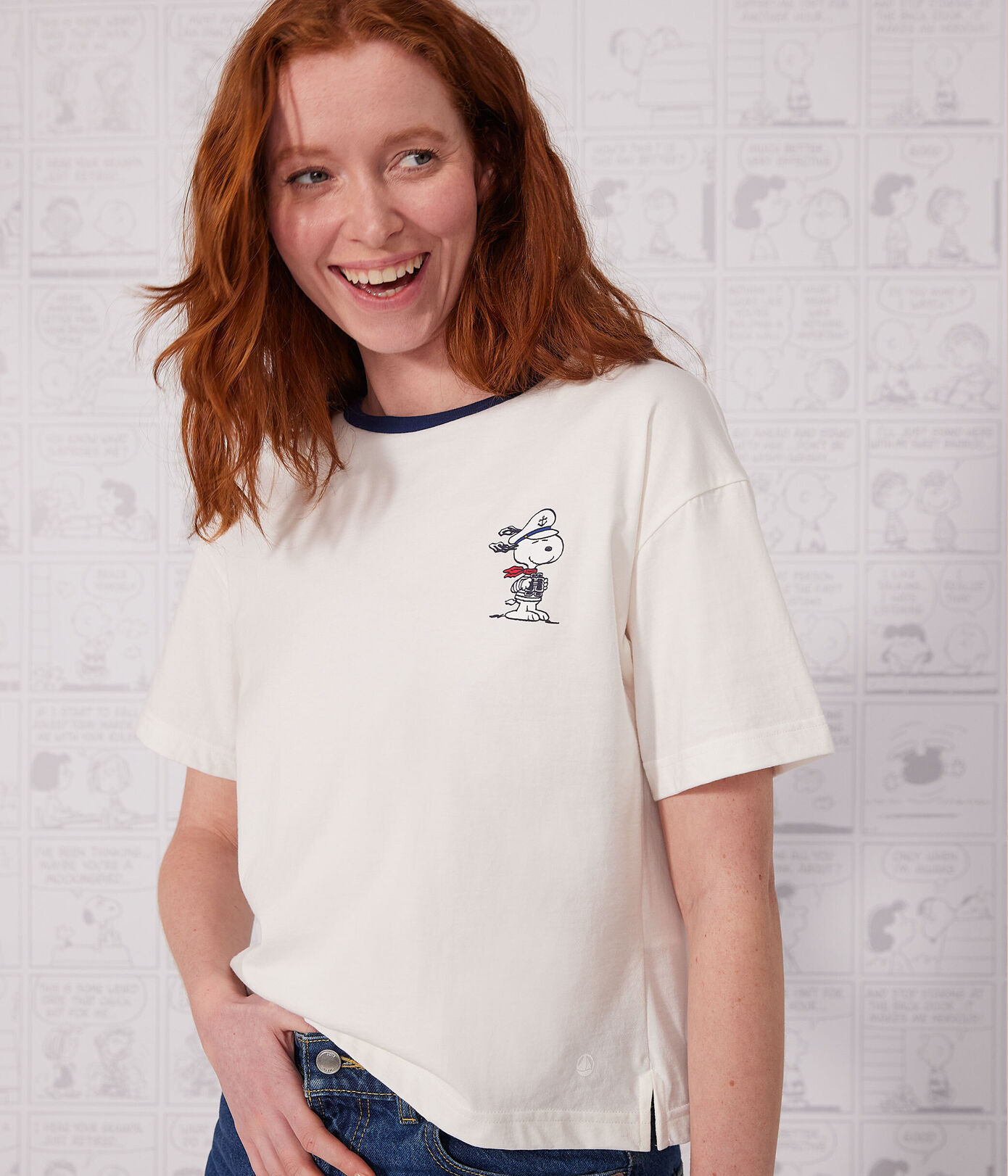 T-shirt LE BOXY en coton Femme
