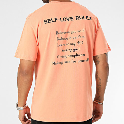 Tee Shirt Oversize Large Saumon