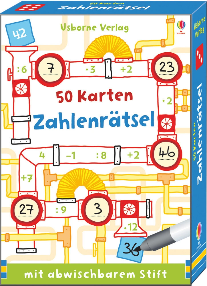 50 Karten -Zahlenrätsel
