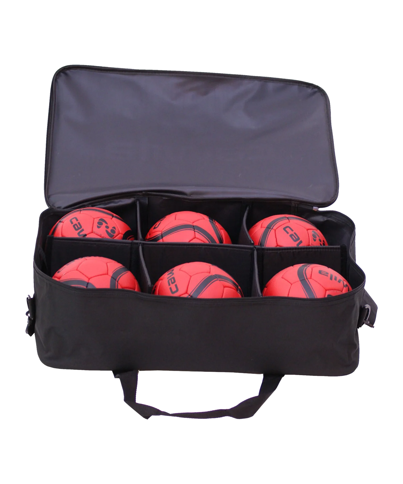 Cawila Balltasche 6 Handbälle Schwarz