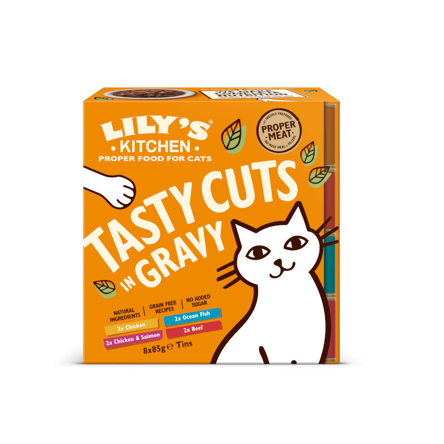 Lily's Kitchen Tasty Cuts em Salsa para Gatos – Pacote com Vários