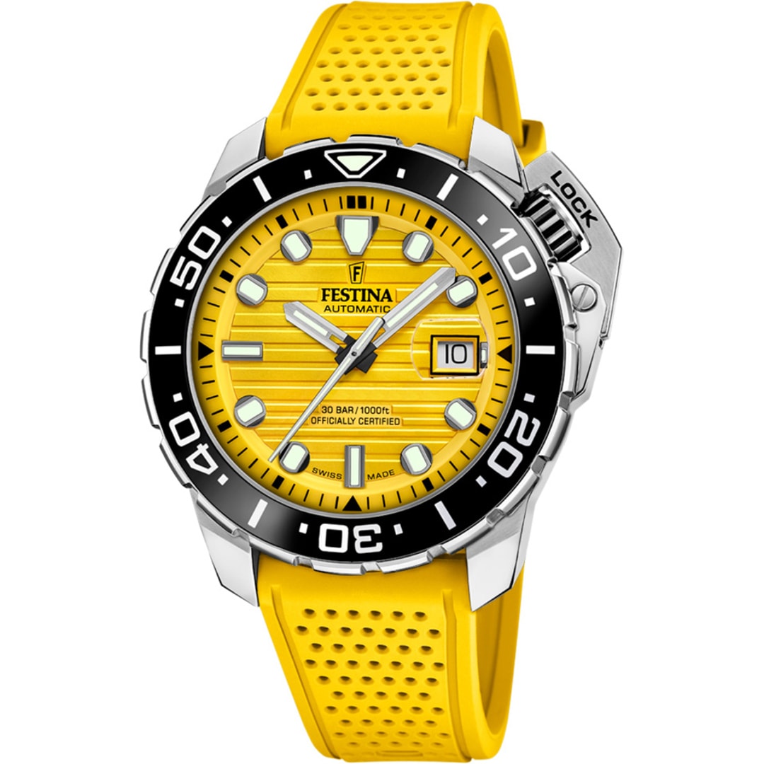 Festina Swiss Diver COSC Gelb
