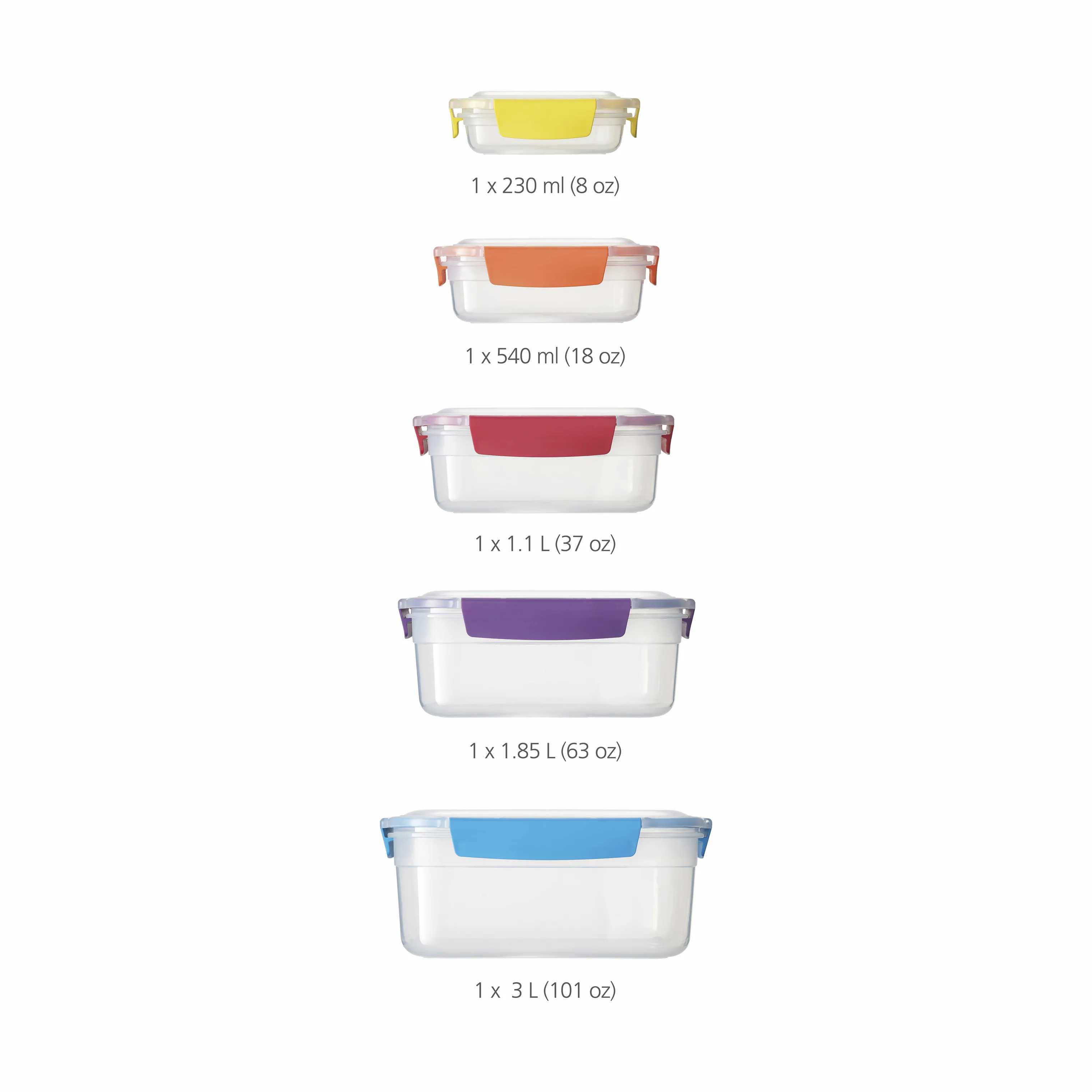 Joseph Joseph Nest Lock Madopbevaring - 5 stk.