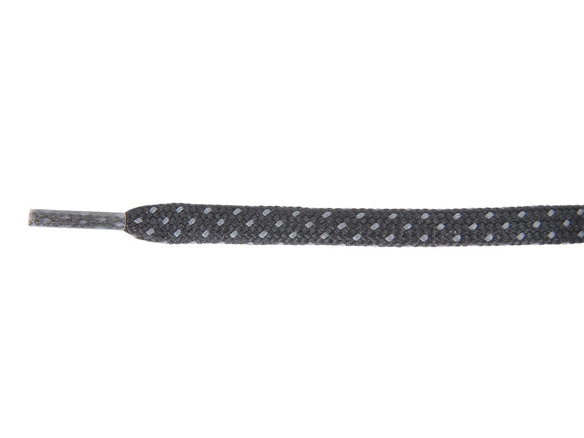 Barth 180 cm halfronde veters - Grey