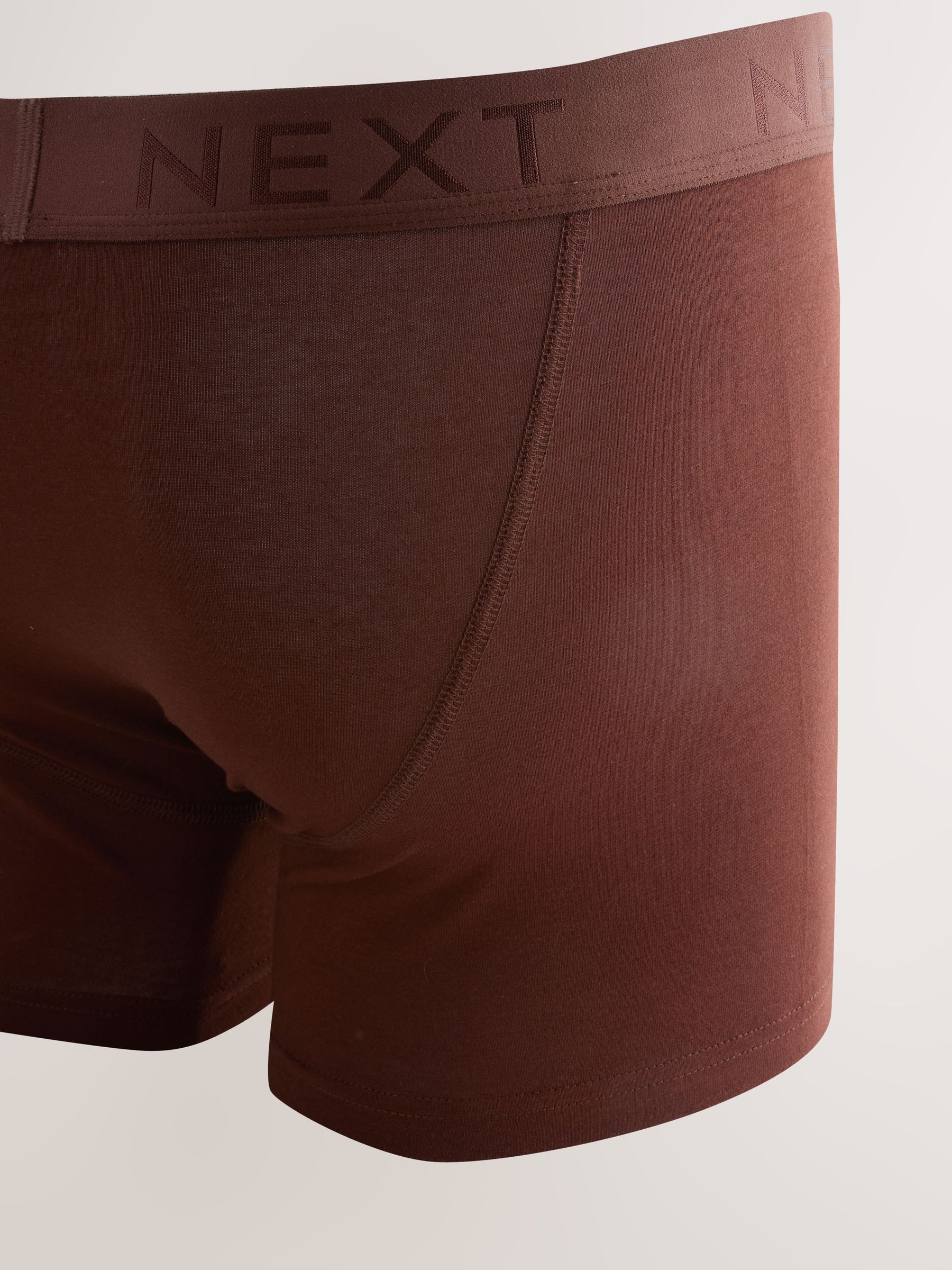Blauw/grijs/ecru - Verpakking van 10 - Katoenrijke trunk boxers