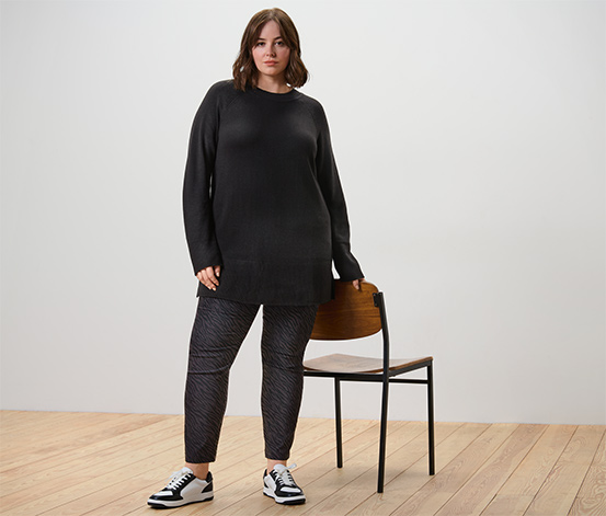 Bedruckte Bengalin-Hose