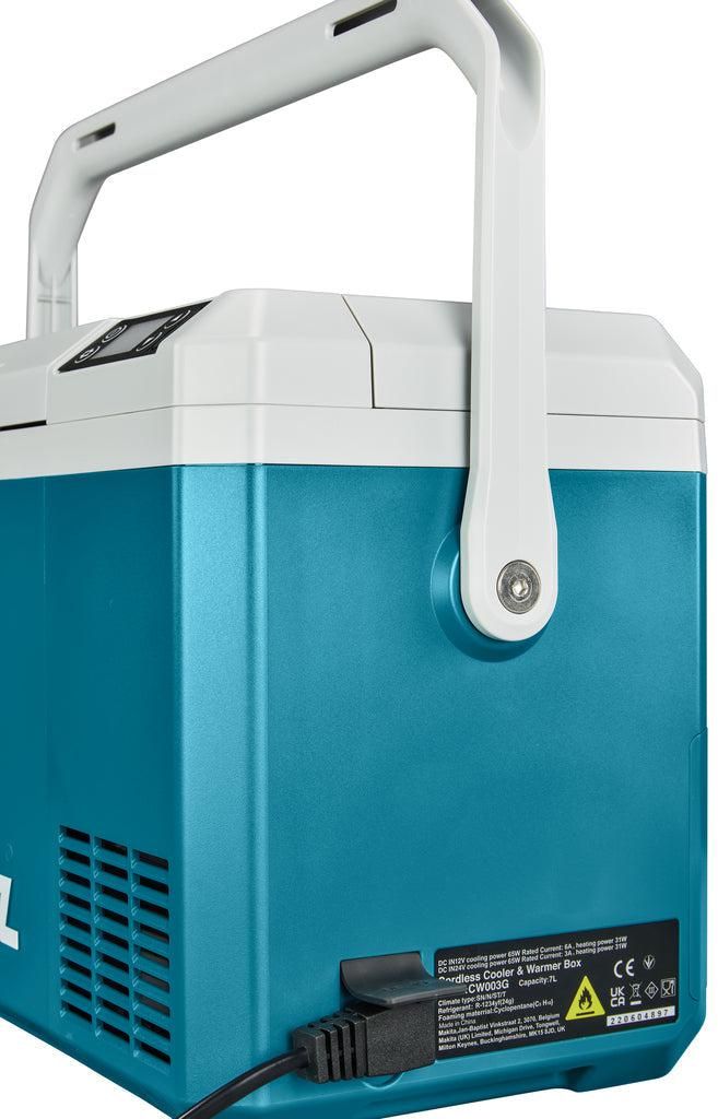 Makita CW003GZ Vries-/koelbox met verwarmfunctie 7L 12V - 230V Basic Body