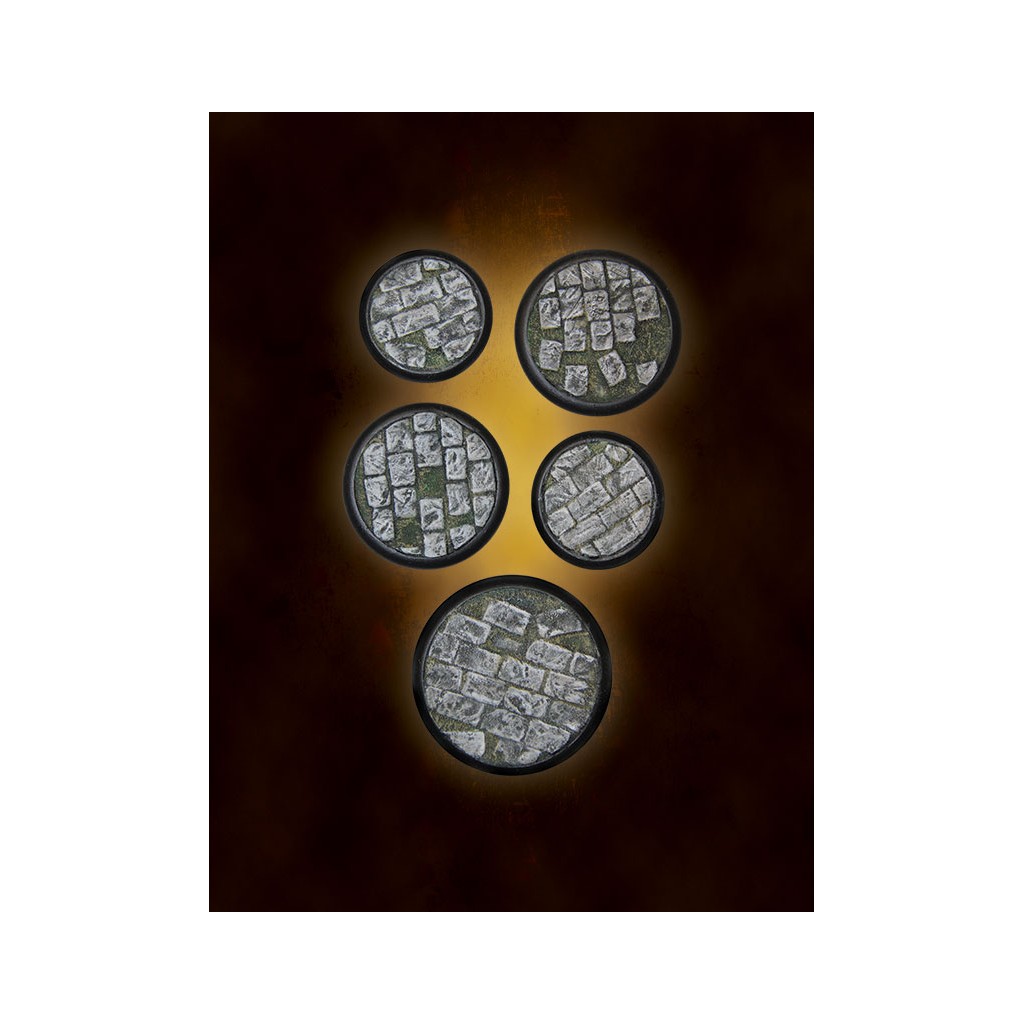 Khârn-Âges : 5 socles texturés 