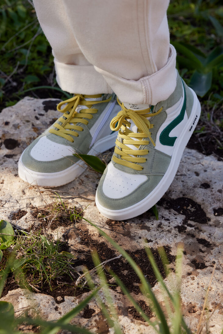 HIP groene hip hoge sneaker h1665