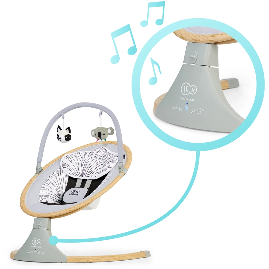 Kinderkraft Babywippe LUMI wooden