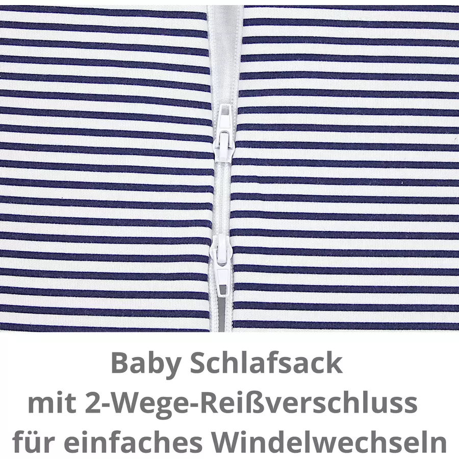 TupTam Winter Babyschlafsack mit Beinen 2,5 Tog dunkelblau