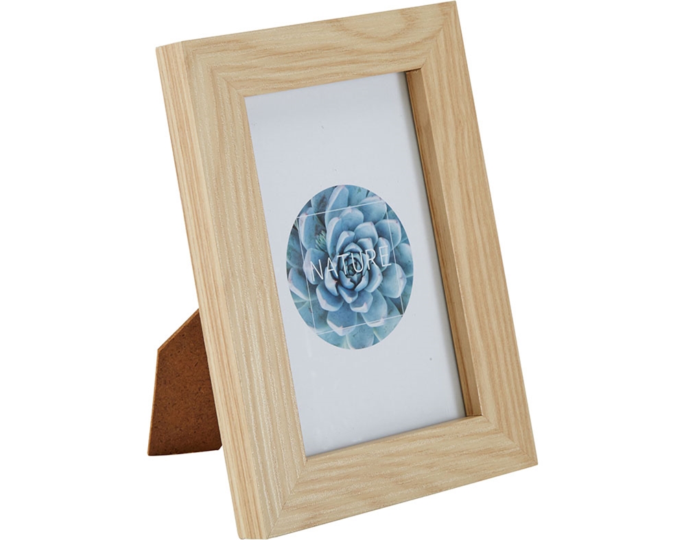 MOLDURA ACTUEL EM MDF NATURAL 10x15CM