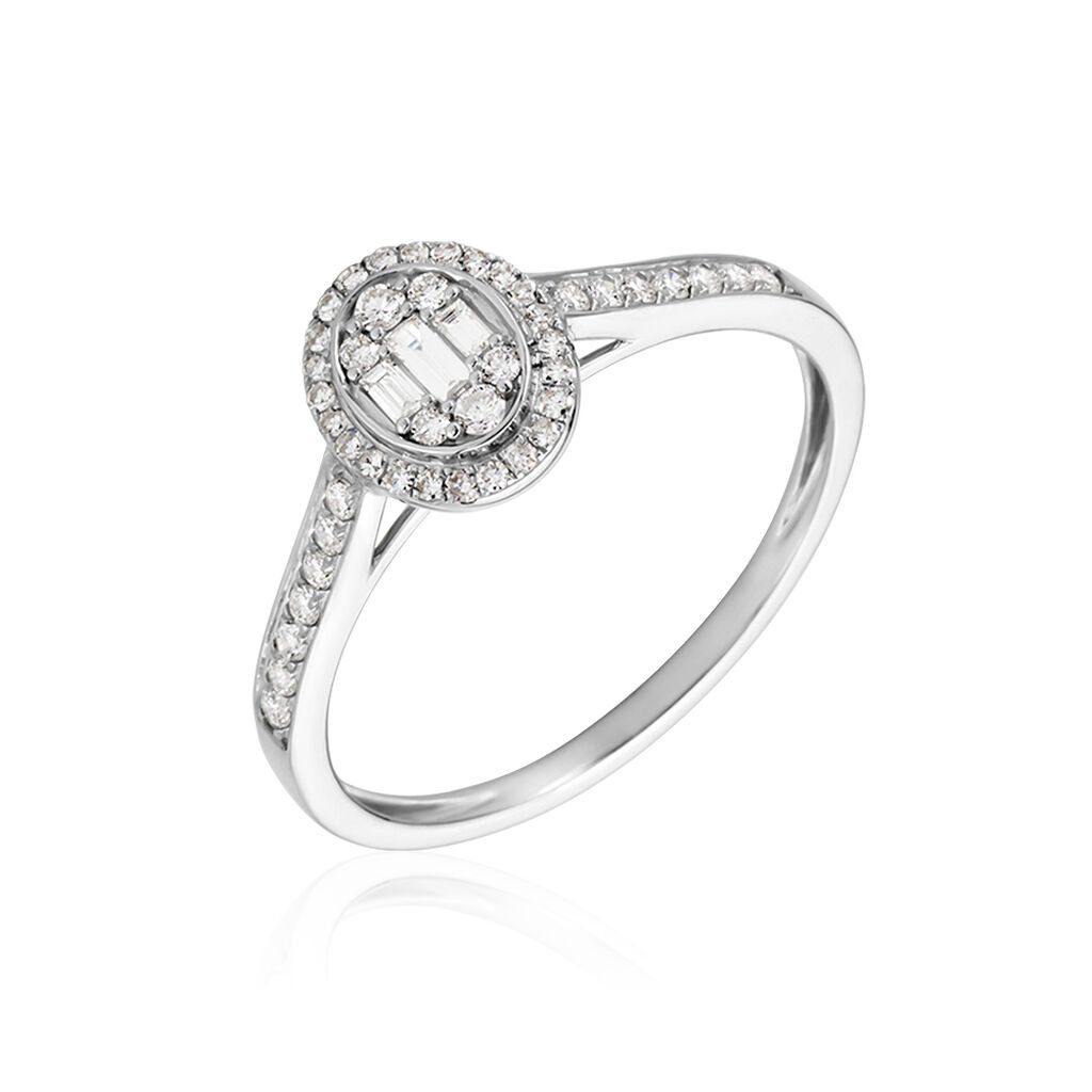 Bague Collection 1986 Or Blanc Diamant