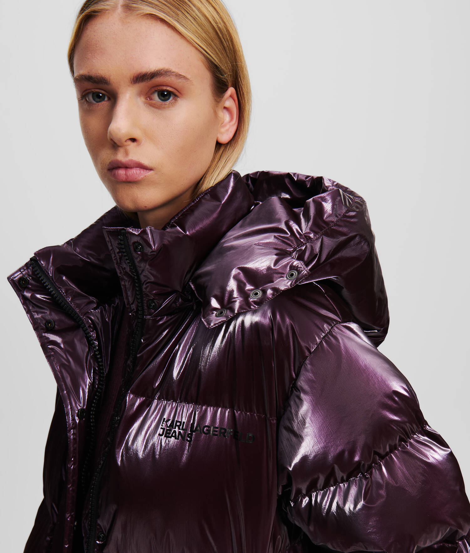 VESTE MATELASSÉE EFFET PERLÉ KLJ