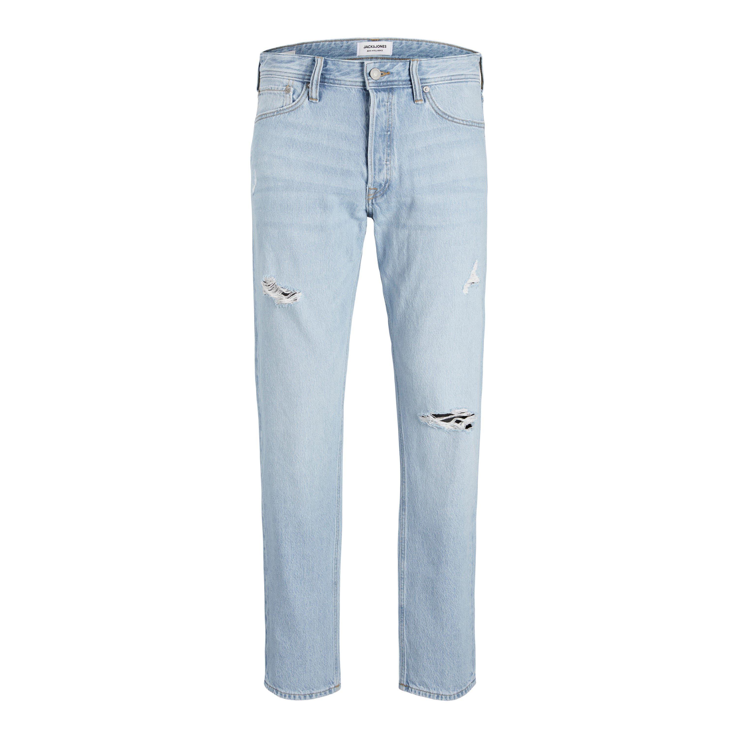 Jack and Jones Chris 120 Straight Leg Ripped Jeans