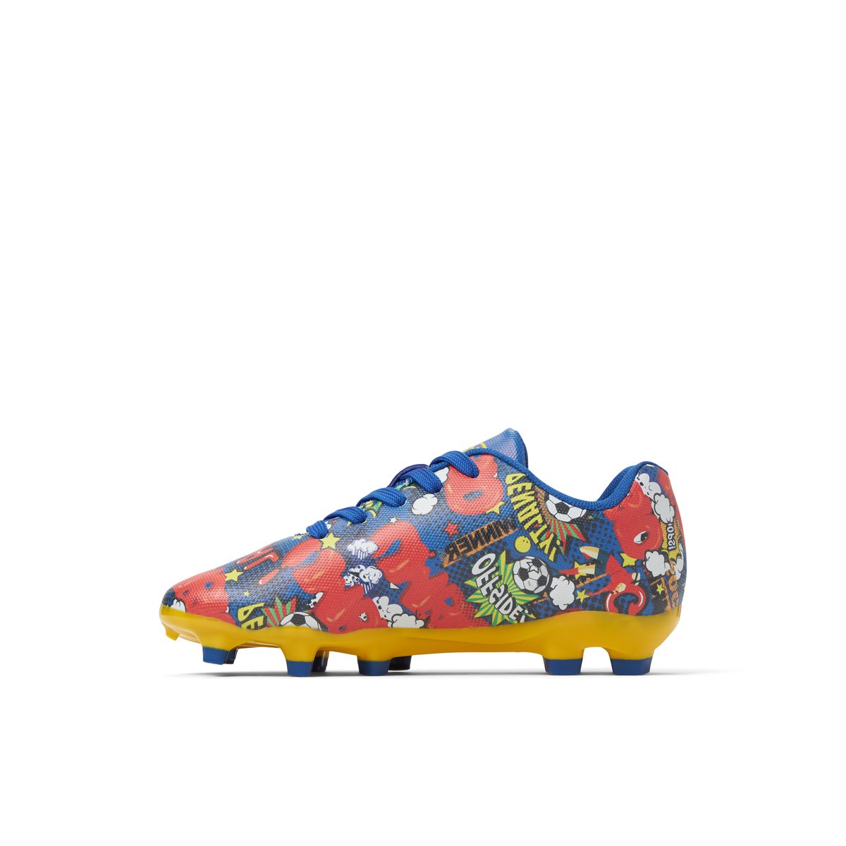 BBX-Pitch-jb.-Baskets de soccer - Talon plat - Multicouleur