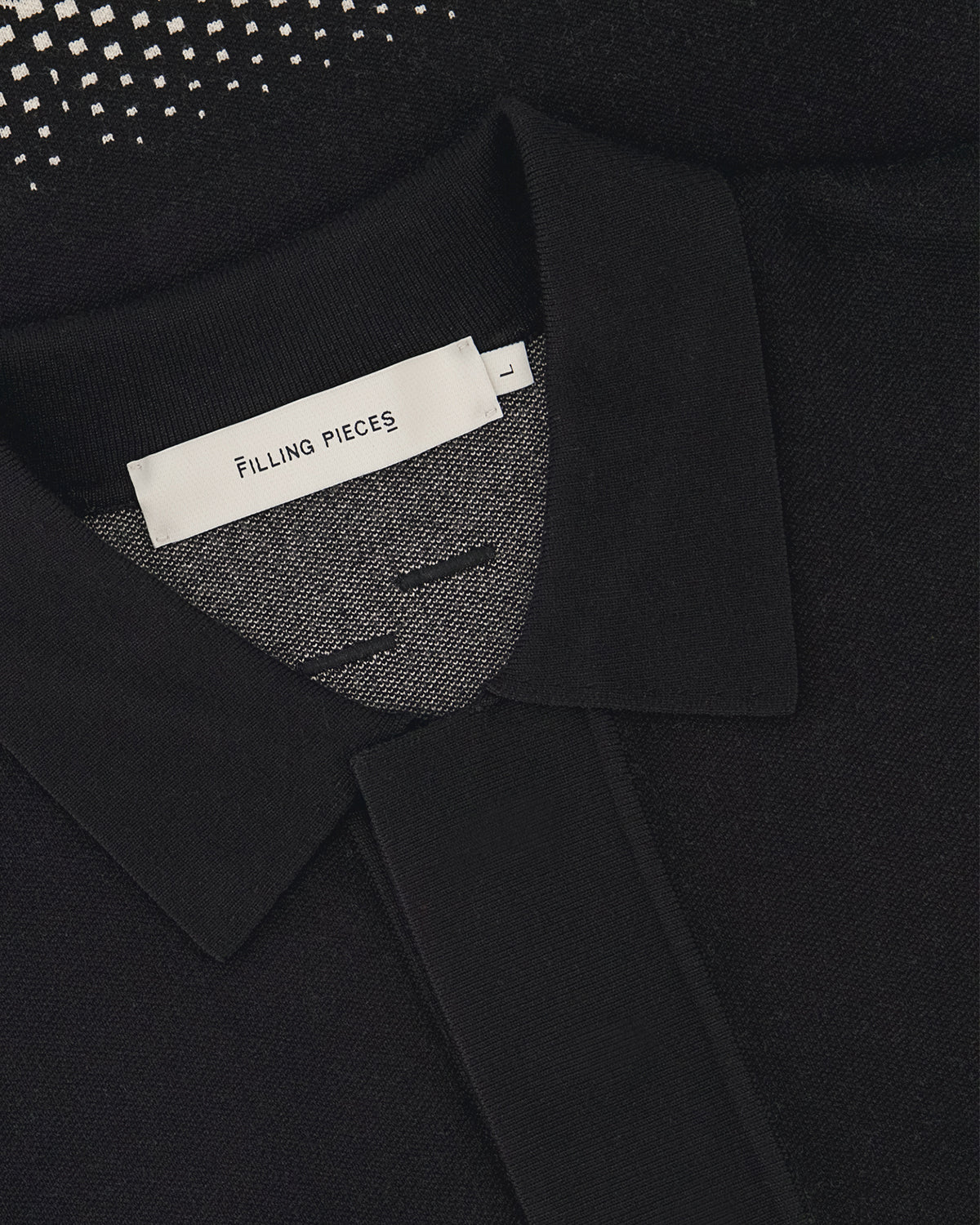 Knit Shirt Rugby Black