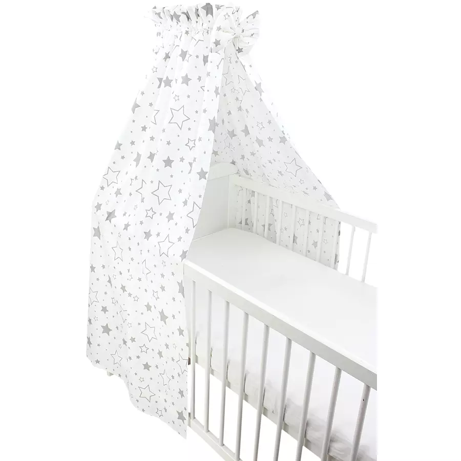 TupTam Babybett Himmel mit Schleifchen weiß Modell 3