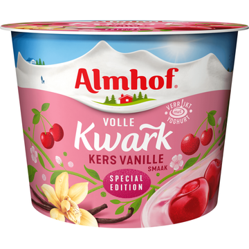 Almhof Volle Kwark Special Edition Kers Vanille 500 g