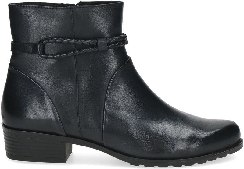 Caprice - art 9-25404-45 855 - Leren Enkellaars - Donkerblauw