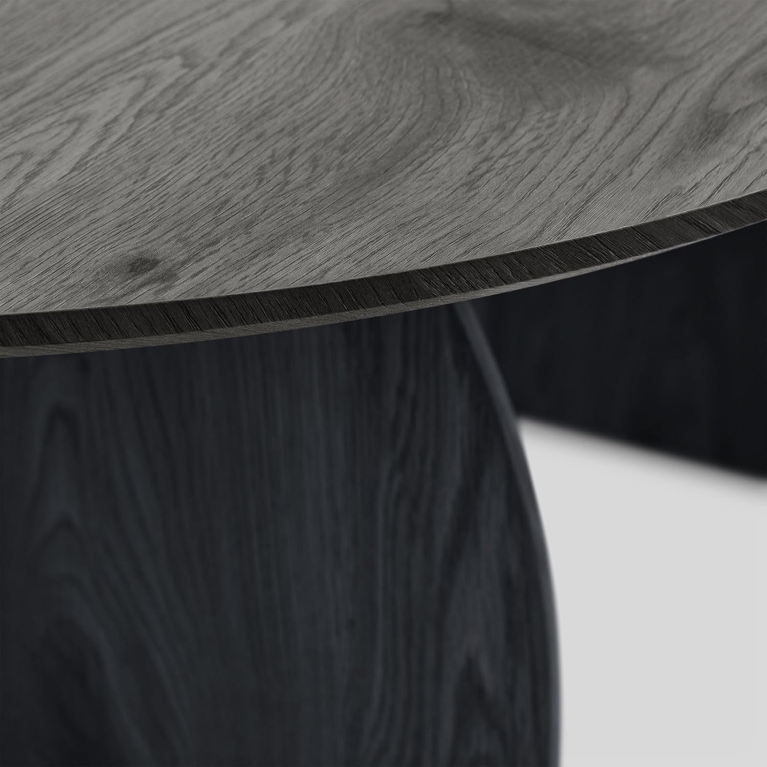 IDIMEX Esstisch MALA mit ovaler Tischplatte 180 x 90 cm, Schwarz - Esszimmertisch aus MDF, robust und stabil, ideal für Küche und Essbereich, bietet Platz für 6 Personen, Pflegeleichte Oberfläche
