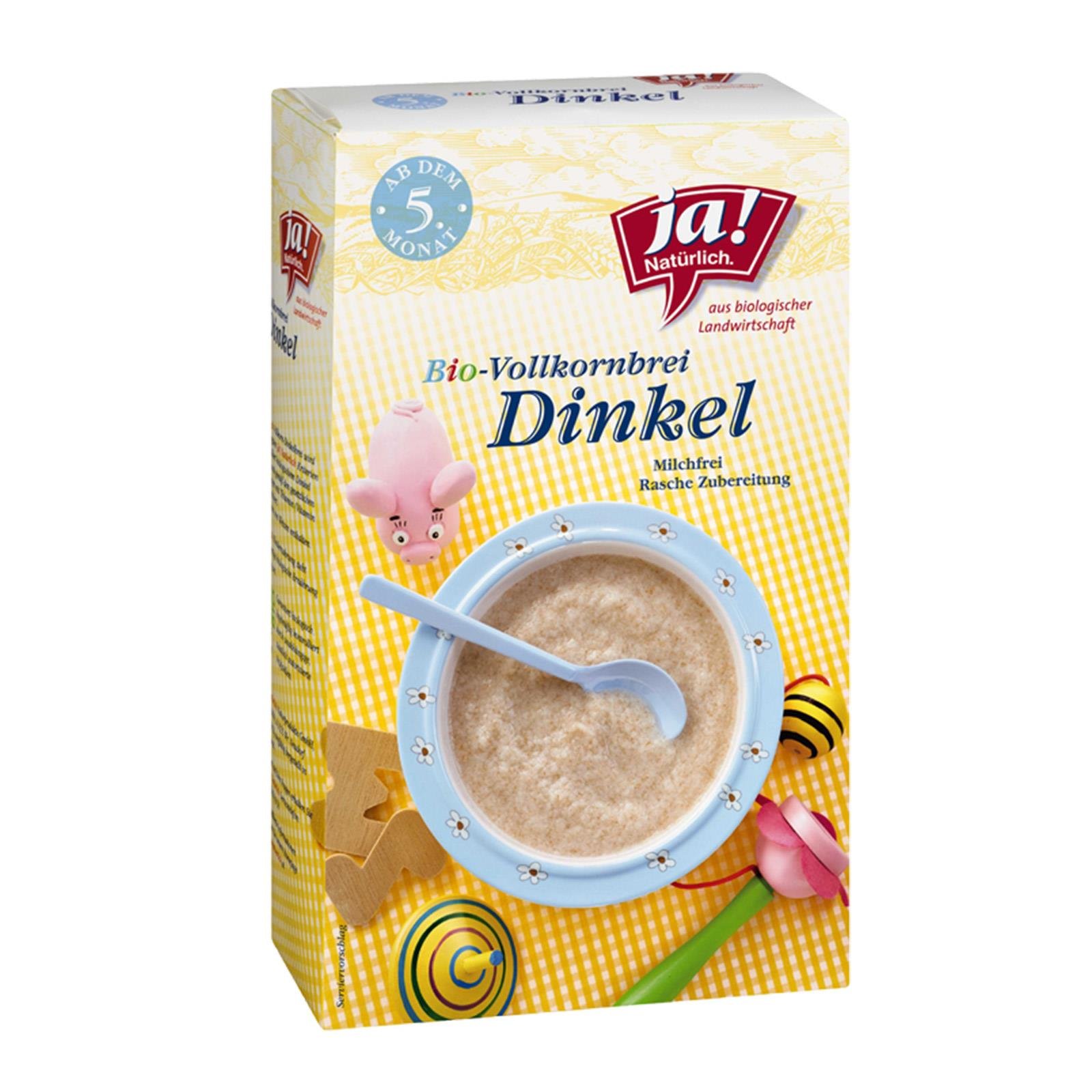 Ja! Natürlich Bio-Vollkorn Dinkelbrei