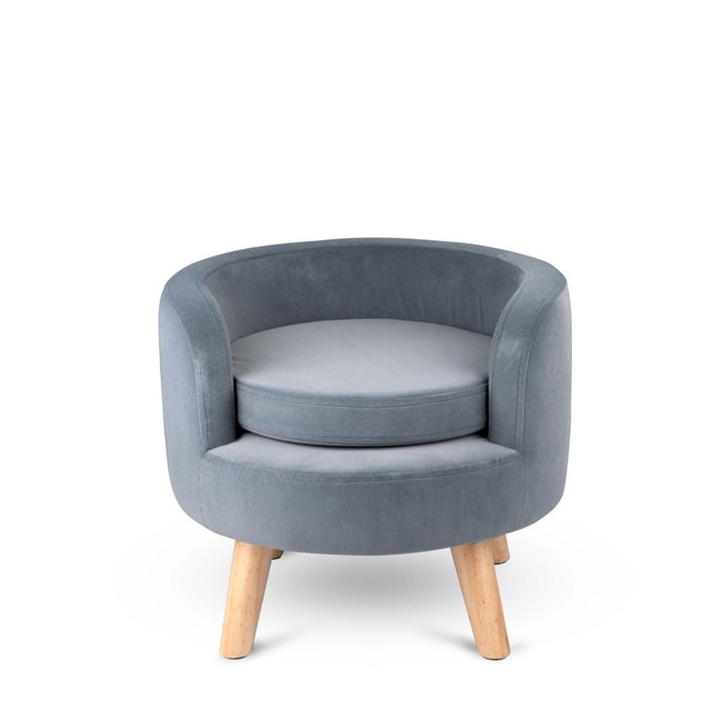 Tierzubehör - Haustier-Sofa - ca. 40,5 x 36 cm - grau