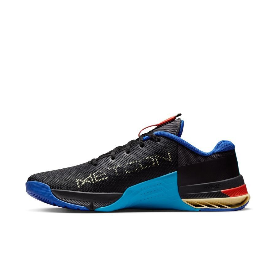 Nike Chaussures d'entraînement Metcon 8 - Noir/Gris/Jaune/Bleu
