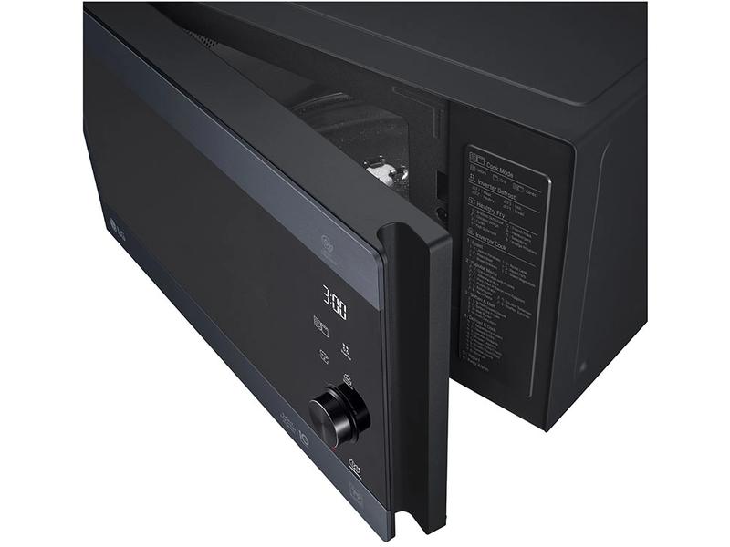 LG Mikrowelle mit Grill MH6565CPB Schwarz Mikrowellengerät mit intelligenter Inverter-Technologie