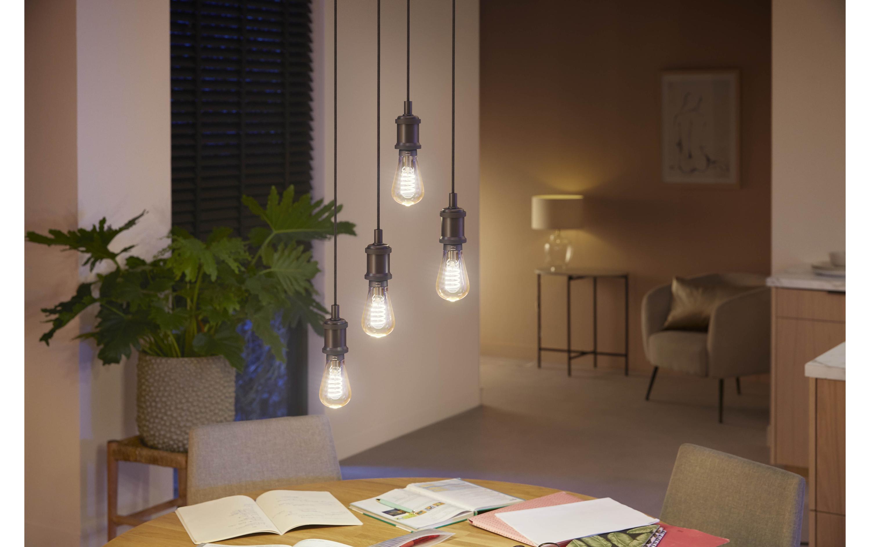 White Ambiance E27 Einzelpack Edison ST64 Filament 550 lmFilamentleuchtmittel mit E27 Sockel