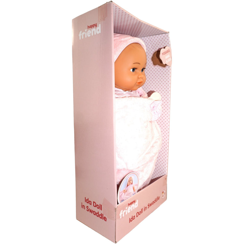 Køb Happy Friend Ida Dukke 35 cm i Svøb