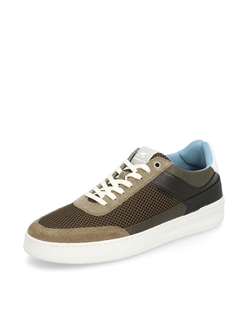 Lederkombi Sneaker