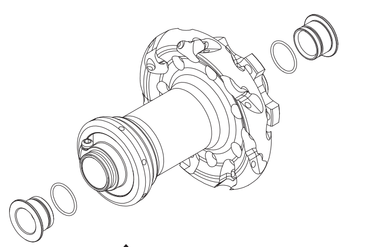 Fulcrum Adapter 12 MM Forhjul Til DB hjul