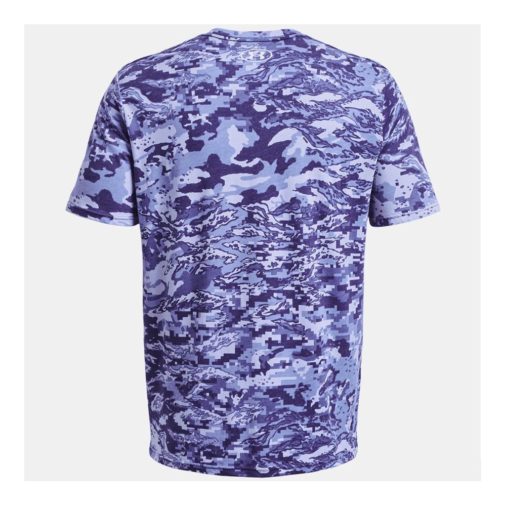 Under Armour UA ABC CAMO - Tee-shirt Homme sonar blue/white