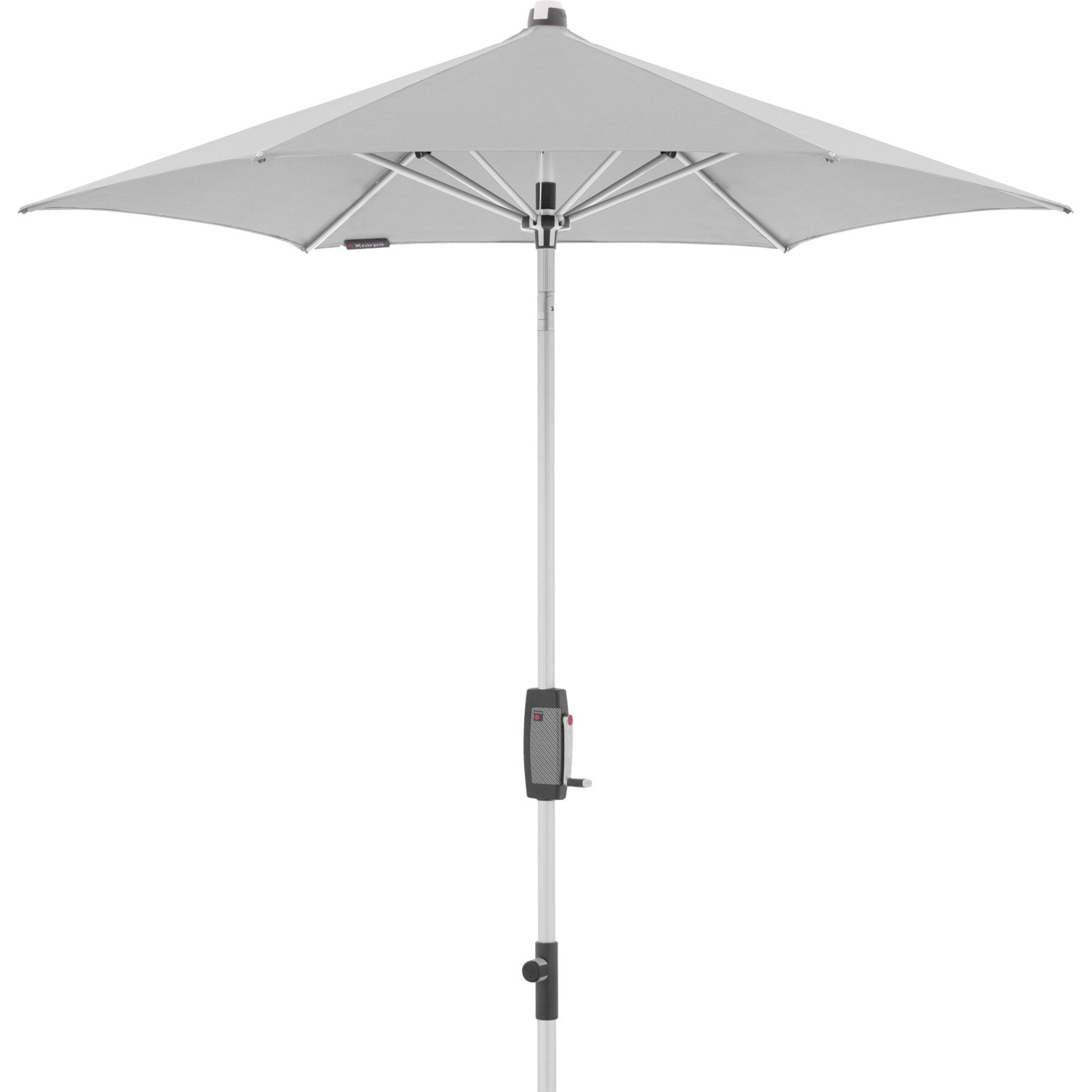 Sonnenschirm Knirps 206 cm hellgrau