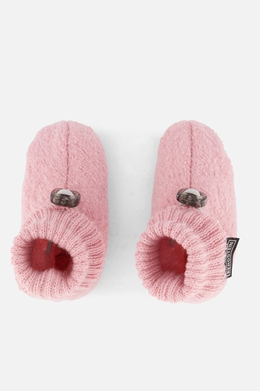 Bergstein cozy baby slofjes roze