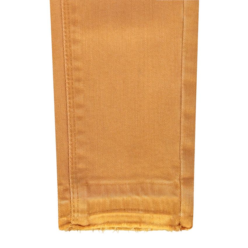 Jeans fantaisie pour fille - Jaune