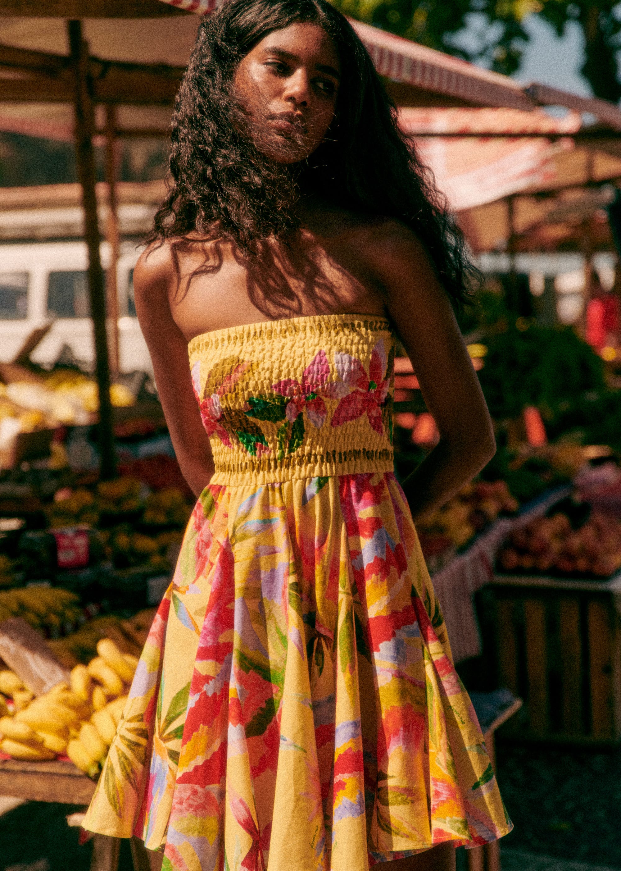 Robe Olinda - Sézane x FARM Rio - Floresta de verao - E-SHOP/ROBES 5905192