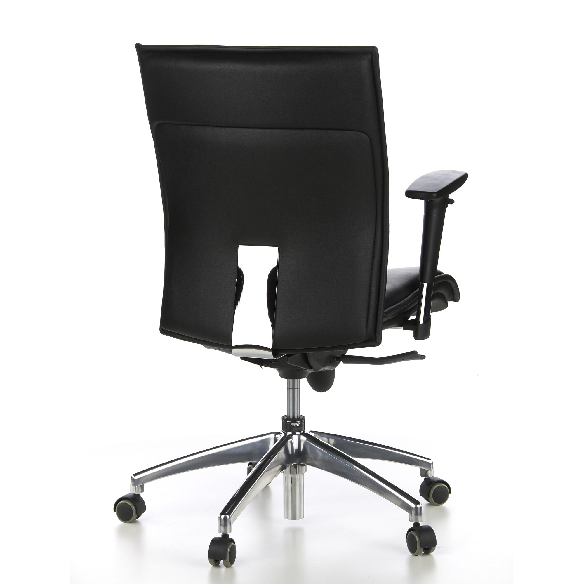 Luxus Chefsessel MURANO 10 Leder mit Armlehnen (höhenverstellbar) hjh OFFICE