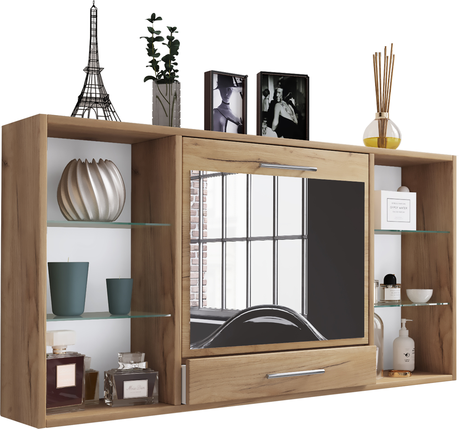 Schminktisch TEALA - Honig-Eiche - 115 cm breit