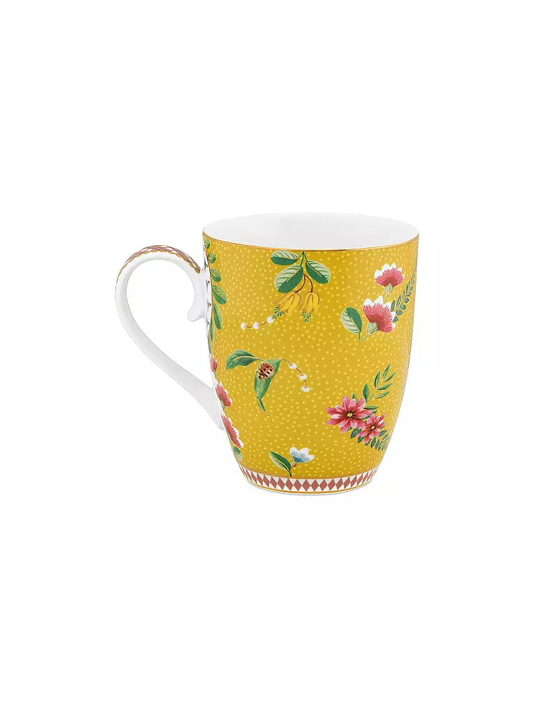PIP STUDIO Henkelbecher Set 2er Large LA MAJORELLE 350ml Gelb gelb