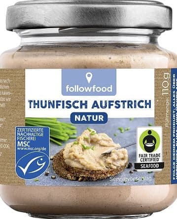 followfood MSC Fair Trade Thunfisch-Aufstrich Natur