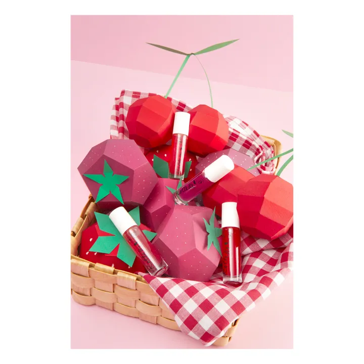 Nailmatic Kids Rollette brillant à lèvres framboise - 6,5 ml | Rouge framboise
