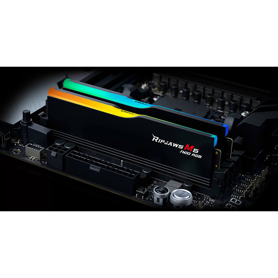 G.Skill Ripjaws M5 Neo RGB Black - 2 x 16 Go (32 Go) - DDR5 6400 MHz - CL32