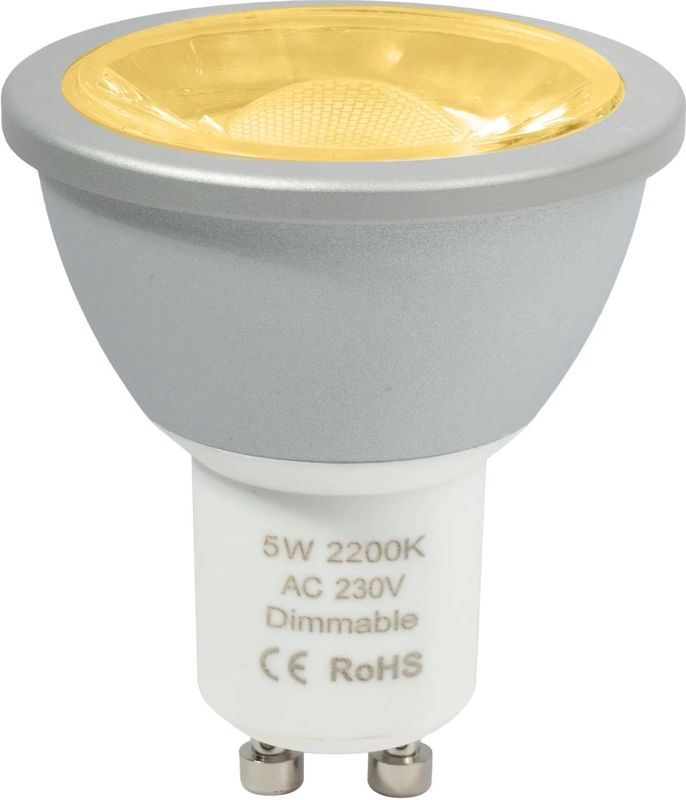 LED - GU10 Spot - Extra Warm Wit - Dimbaar - 5W - 2200K
