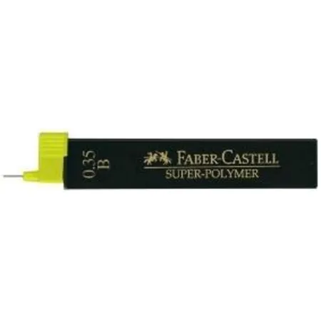 Faber-Castell Feinmine SUPER-POLYMER Stärke:0,35 mm, Härtegrad: H, tiefschwarz