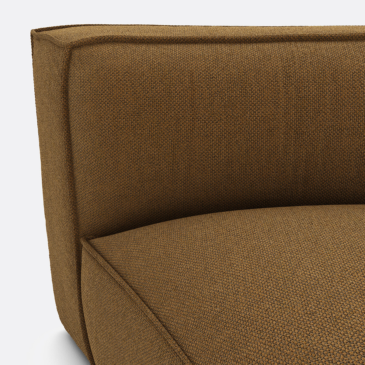 LA REDOUTE INTERIEURS<br>Canto aberto modular, tecido texturizado, Seven