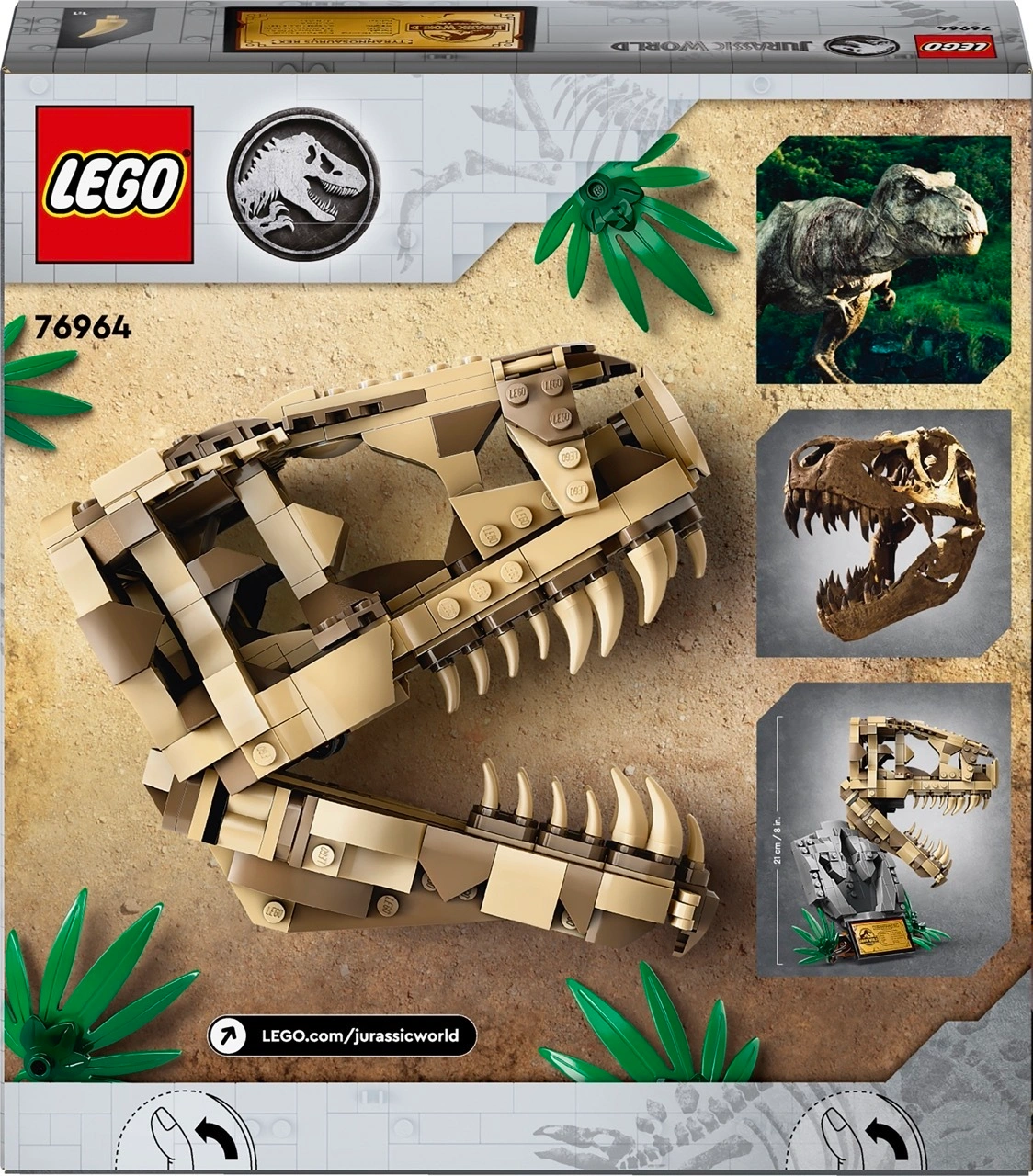 LEGO® Jurassic World™ 76964 DINOSAURIERFOSSILIEN: T-REX-SCHÄDEL